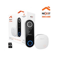 Timbre Smart con Cámara Nexxt NHC-D100 FULLHD Comunicación 2vías alarma +SD128GB